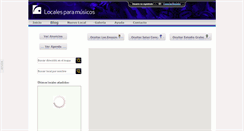 Desktop Screenshot of localesparamusicos.com